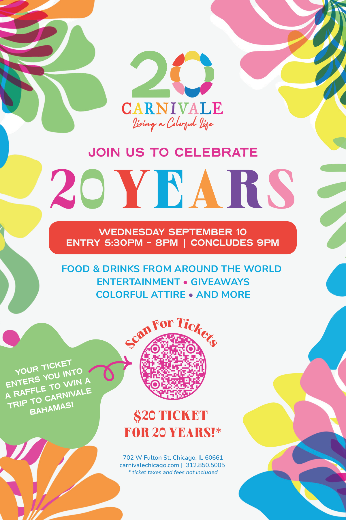 Carnivale at Twenty Flyer